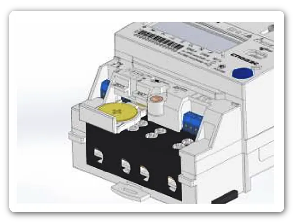 Замена дополнительного литиевого элемента питания в счетчике СЕ207 R7